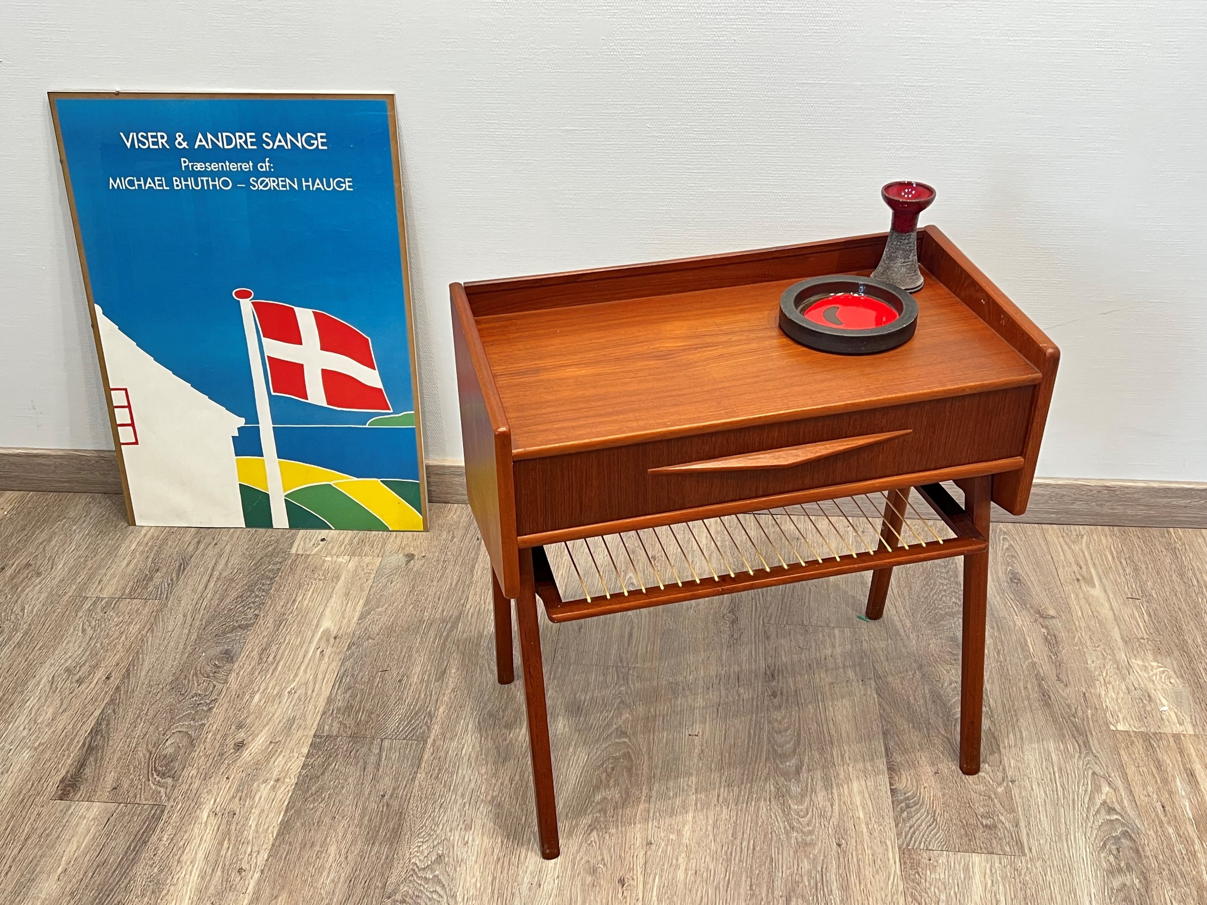 Scandinavian teak chest of drawers from Denmark.