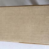 Vintage rattan low stool, 60s