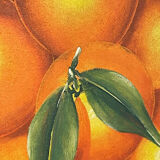 Table with oranges