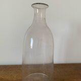 Ancienne grande bouteille soufflé collection verrerie