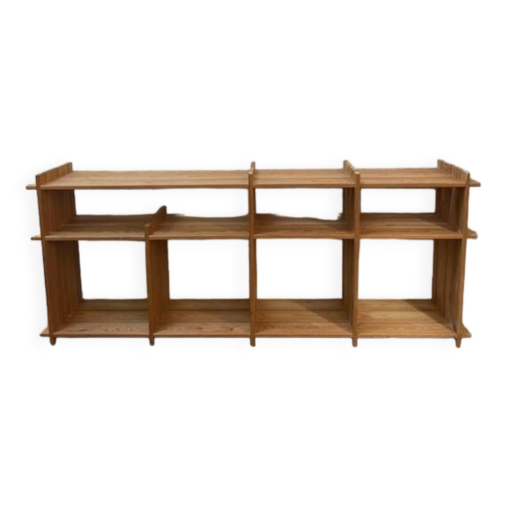 Regain homemade pine bookcase shelf