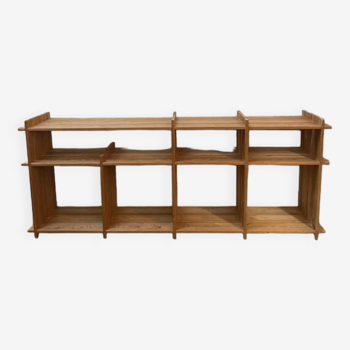 Regain homemade pine bookcase shelf