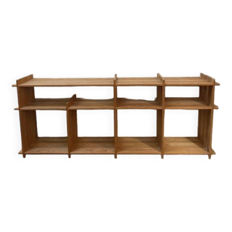 Regain homemade pine bookcase shelf
