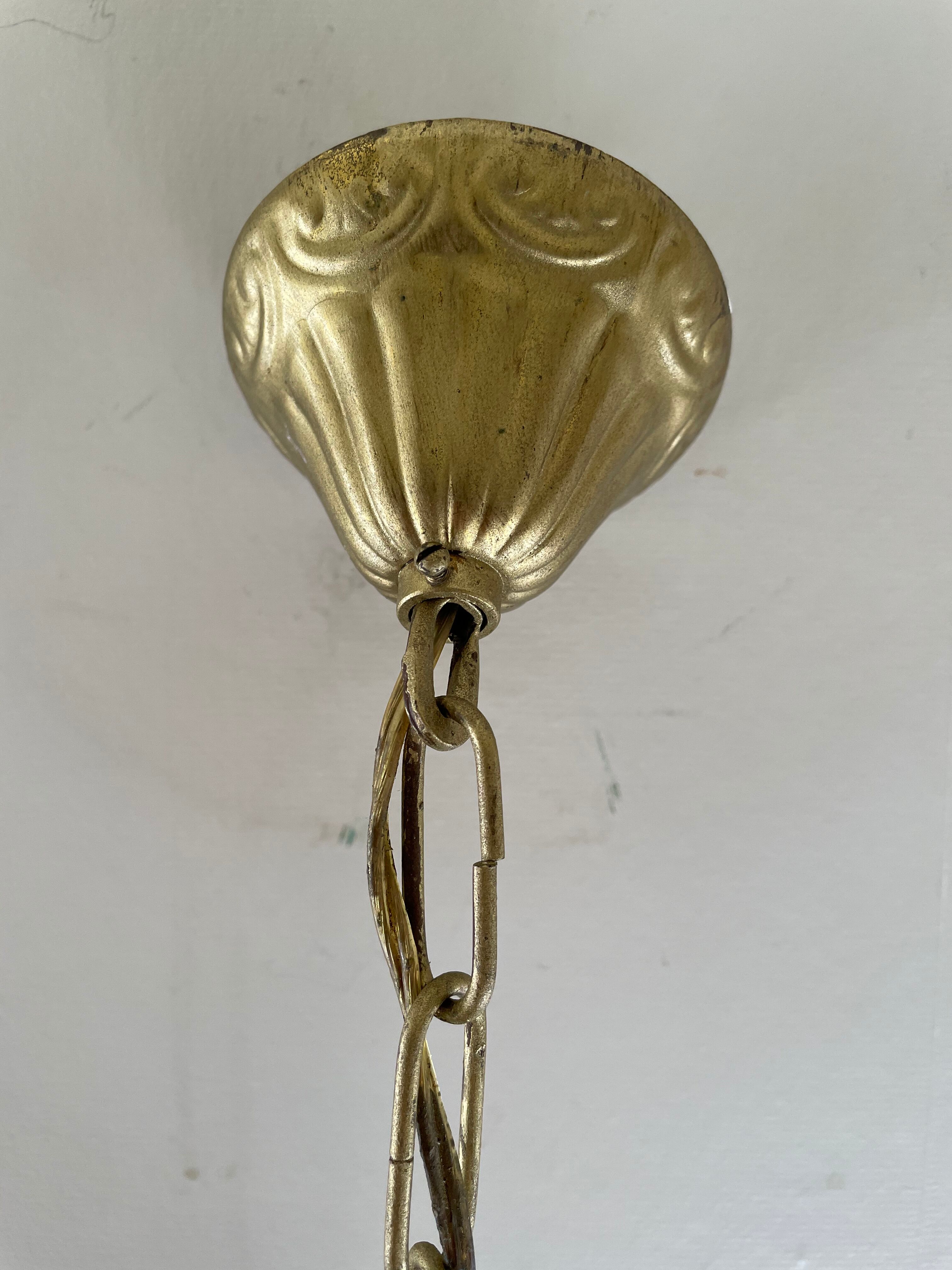 Diamond tip chandelier