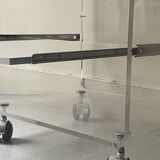 Desk in plexiglass by David Lange for Roche Bobois, design 1970.