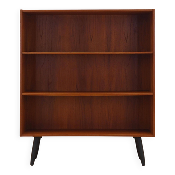 Teak bookcase, Danish design, 1970s, manufactured by Clausen & Søn