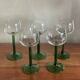 5 white wine glasses
