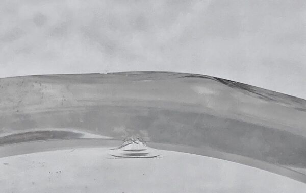 Vase  ancien en cristal signé daum croix de lorraine et france art déco