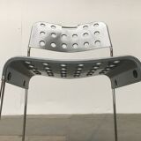 Omkstack Postmodern Chair from the vintage space age by Rodney Kinsman for Bieffeplast