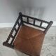 Turned wooden corner chair
