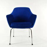 Royal blue shell chair