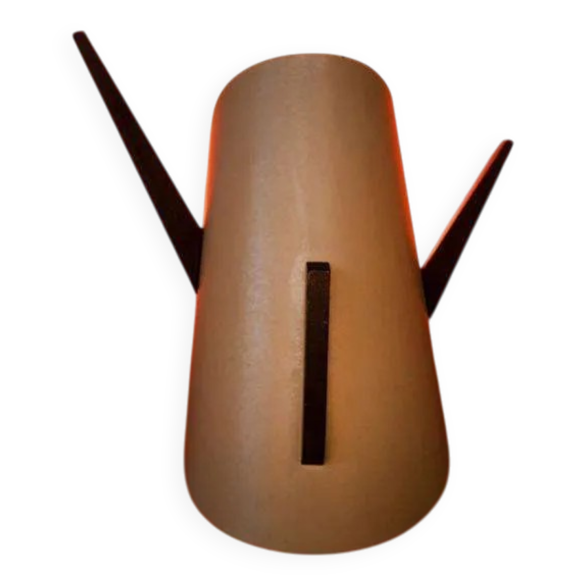 Vintage wall lamp from the 60s, teak and mid-century metal.