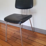 Metal chair and skai