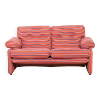 Coronado 2-seater fabric sofa by Tobia Scarpa for C&B Italia 1970