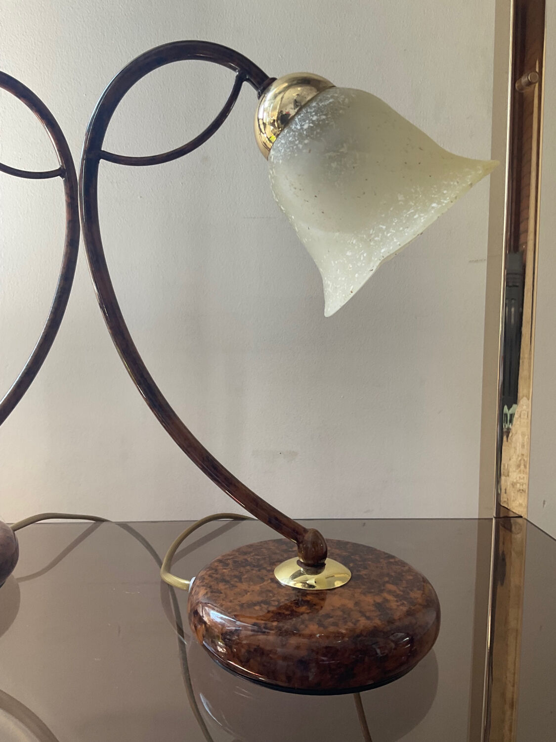 Pair of Italian lamps from the 70s-80s