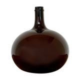 Dame jeanne en verre soufflée XIXè couleur ambre