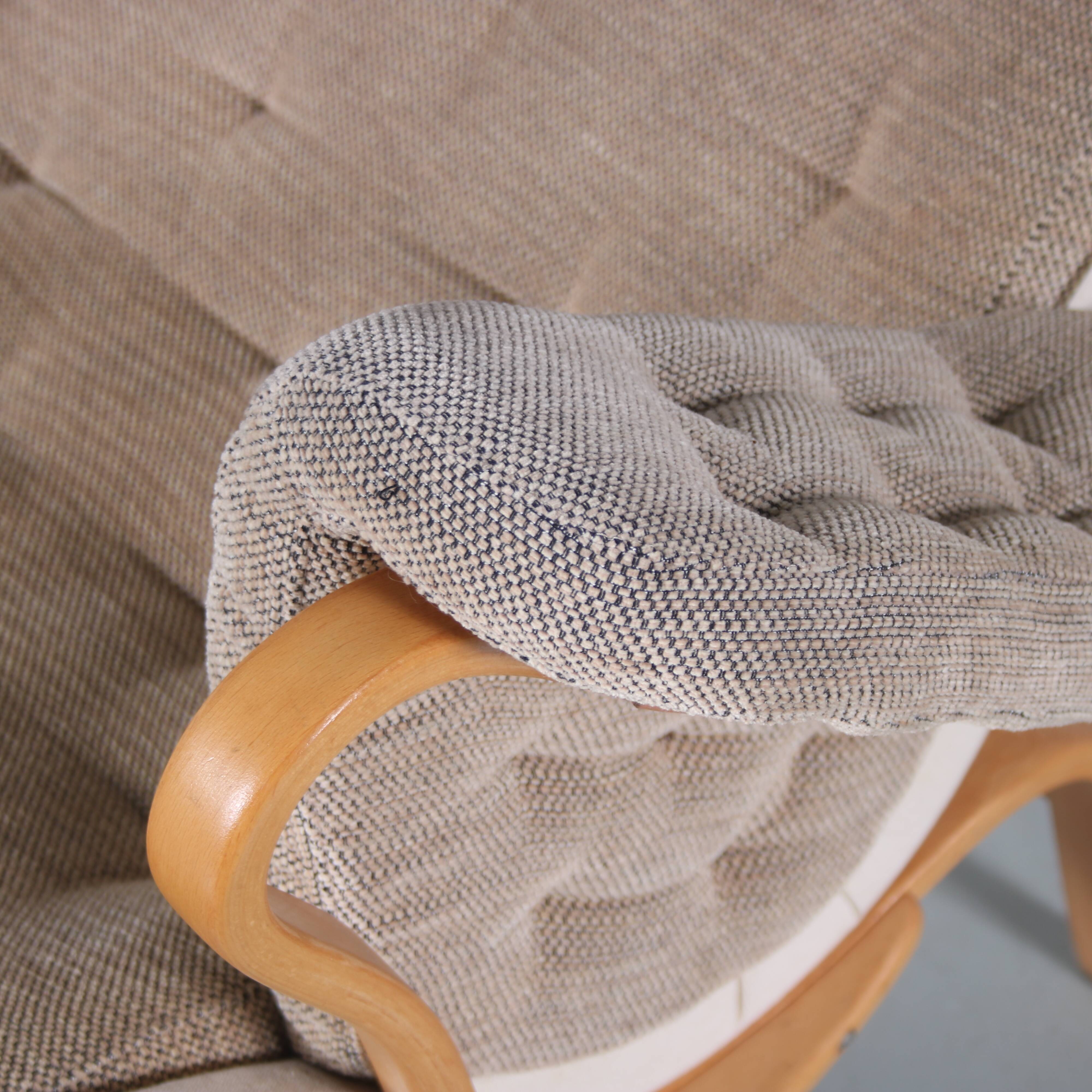 1960s “Pernilla” Chair + ottoman by Bruno Mathsson for DUX, Sweden
