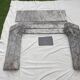 Fireplace modillon Napoleon III in gray marble of the nineteenth
