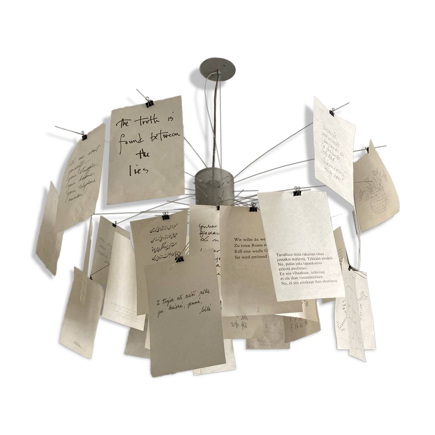 Zettle’z6 pendant lamp by Ingo Maurer