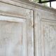 Antique wardrobe in patinated pine