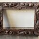 Antique handcarved frame   solid wood 30 cm x 22.5 cm