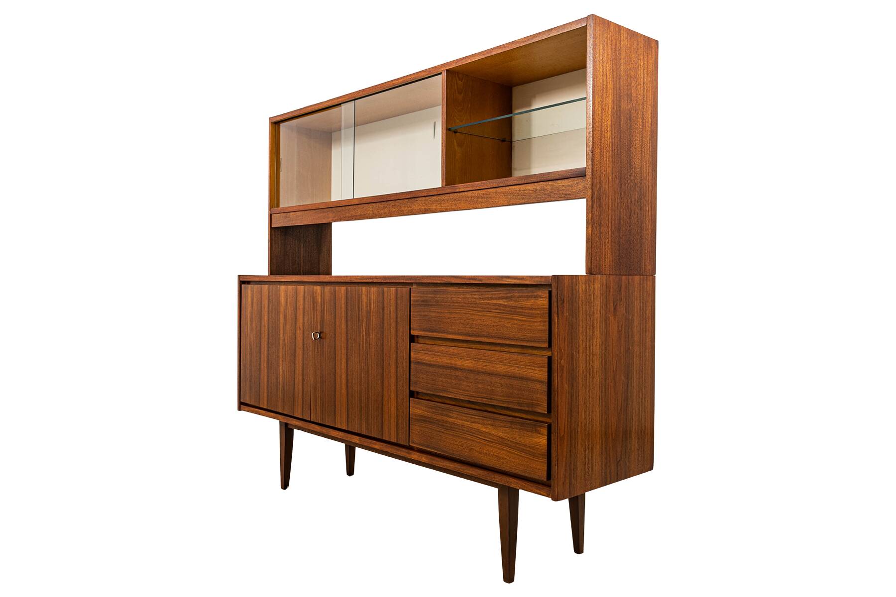 Buffet avec vitrine, Type 1509, Fabriques de Meubles de Swarzędz