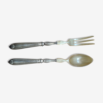 Vintage salad servers