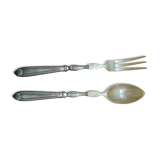Vintage salad servers
