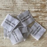 Set of 8 double-sided gingham placemats - 45x35cm - cotton
