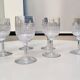 6 verres à vin en cristal de Baccarat, modèle Nancy