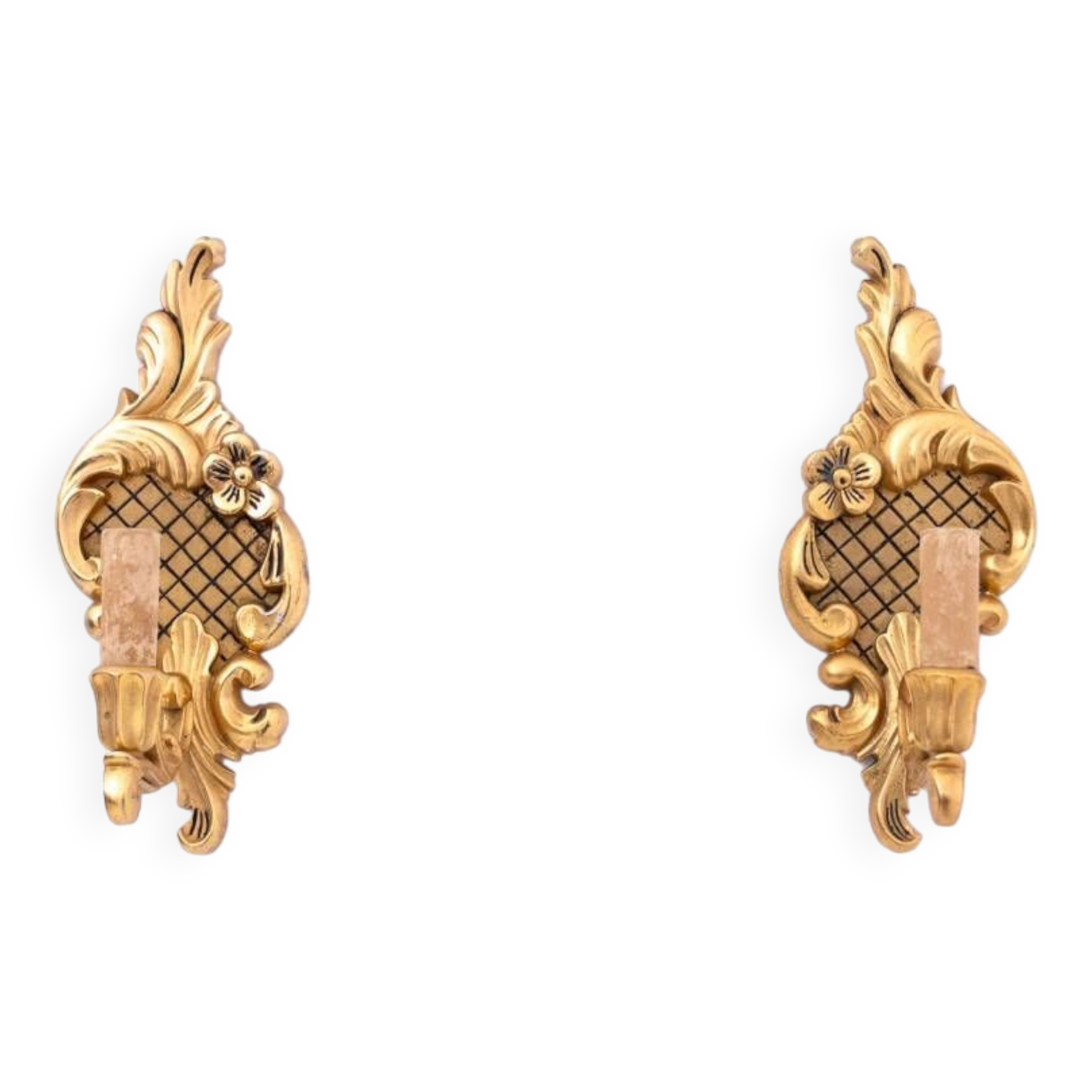 A pair of wall lamps, Western Europe, early 20th century