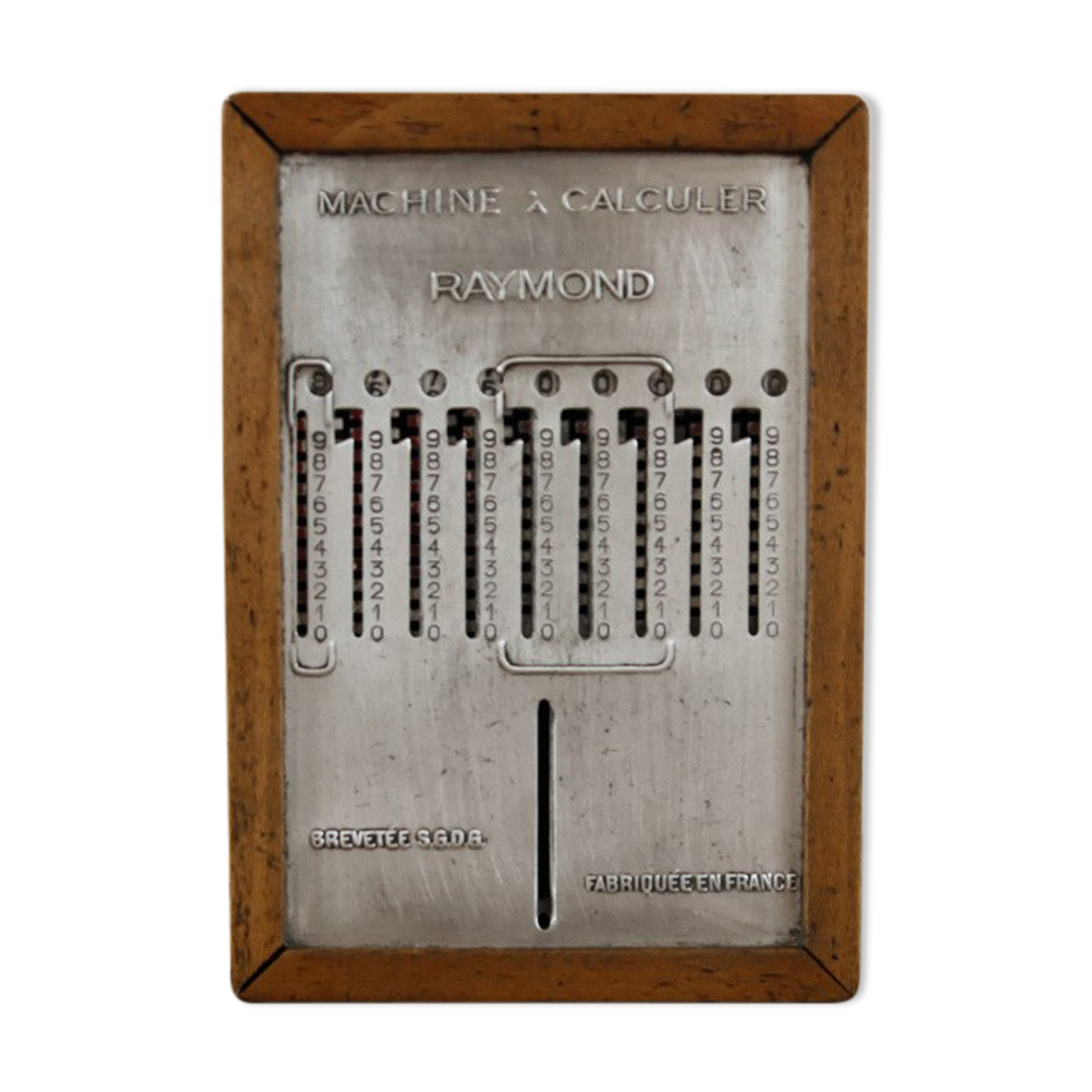 Raymond calculating machine - patented SGDB