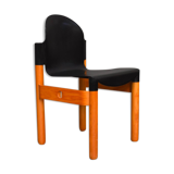 Chaise en plastique et bouleau par Gerd Lange pour Thonet années 70