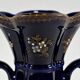 Midnight blue earthenware vase, "fives lille" - early twentieth century