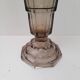 Large grey pressed glass Art Deco vase