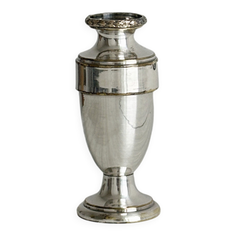 Small soliflore vase in very light metal.