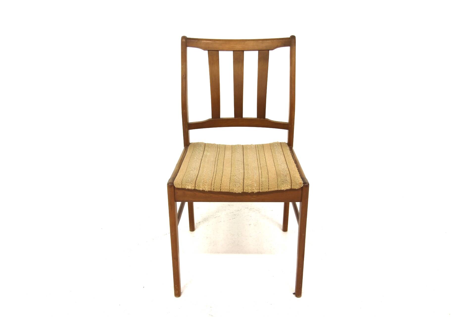 Set of 4 Scandinavian beech chairs, Sweden, 1960