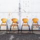 Chairs by Aurelio Villari for Isa Bergamo, 1950s, set of 4