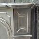 Louis XV style fireplace in black Belgian marble, circa 1880