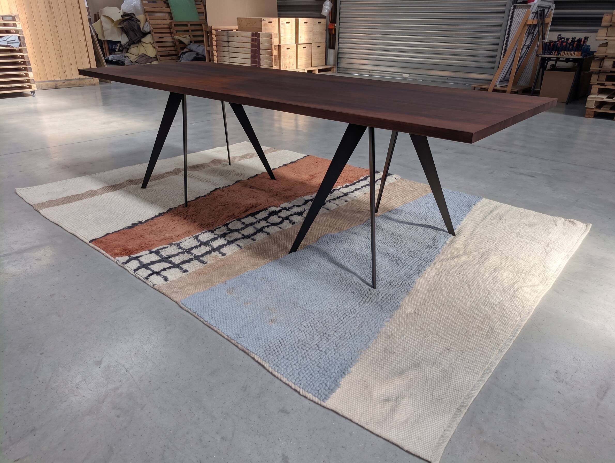 Table plateau EM Table VITRA American Walnut