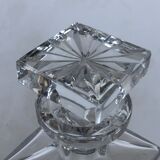 Chiseled crystal carafe