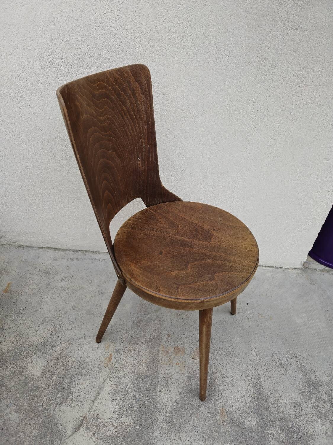 Baumann "Dove" bistro chair, vintage 1950s