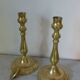 Pair of brass candlesticks early 20th century