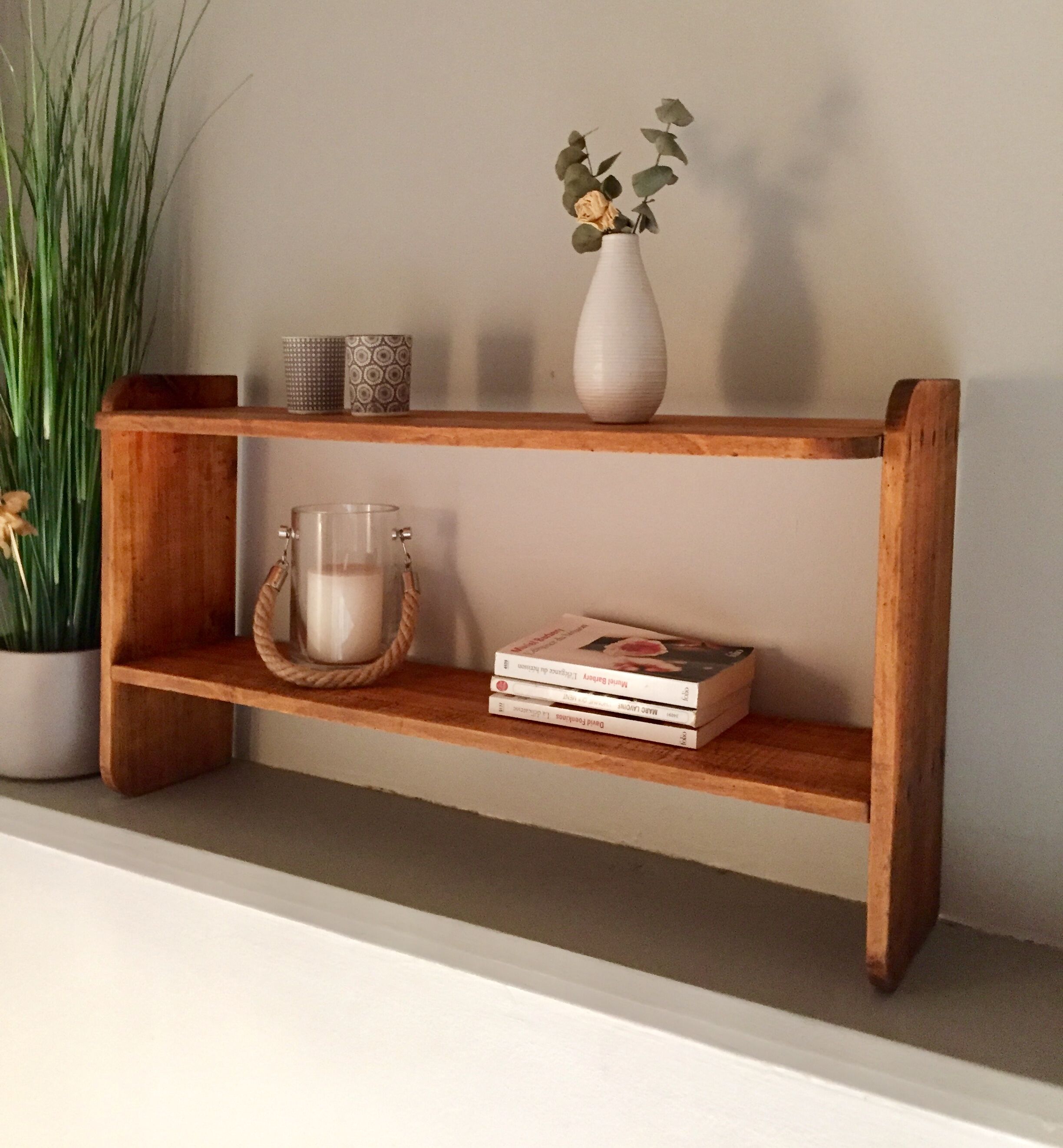Wooden shelf