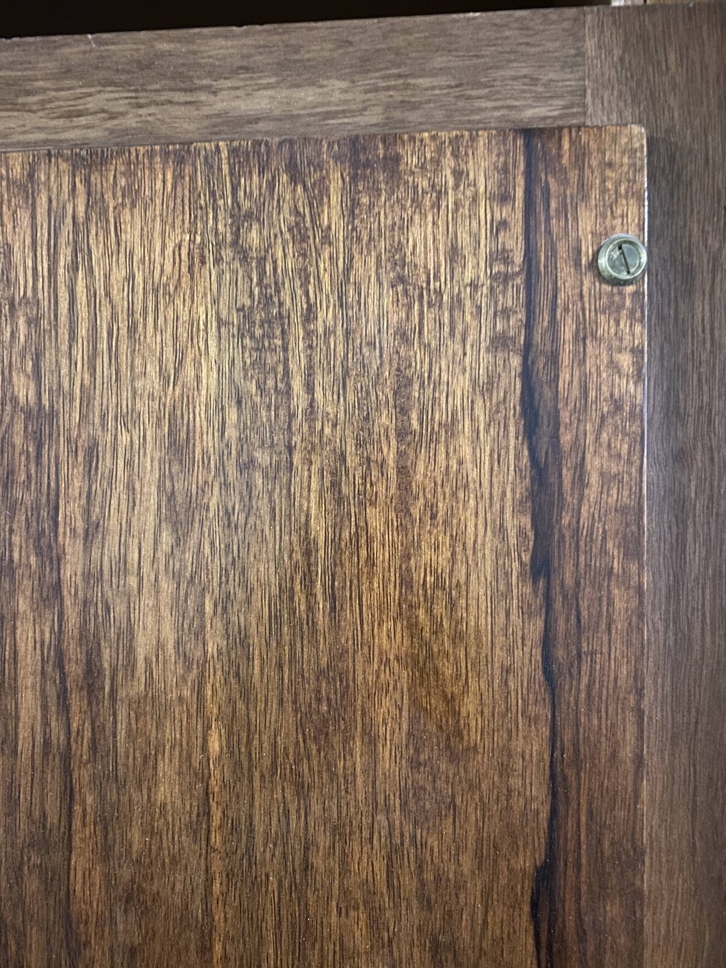Art Deco 1930 walnut cabinet