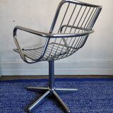 Swivel office armchair from the 80s