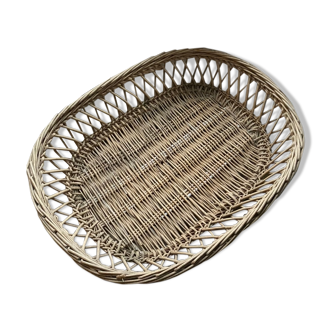 Large wicker tray