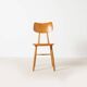 Midcentury dining chair from TON, beech and plywood, Czechoslovakia, 1960s