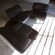 Leather sofa model "Veranda" Vico Magistretti for Cassina