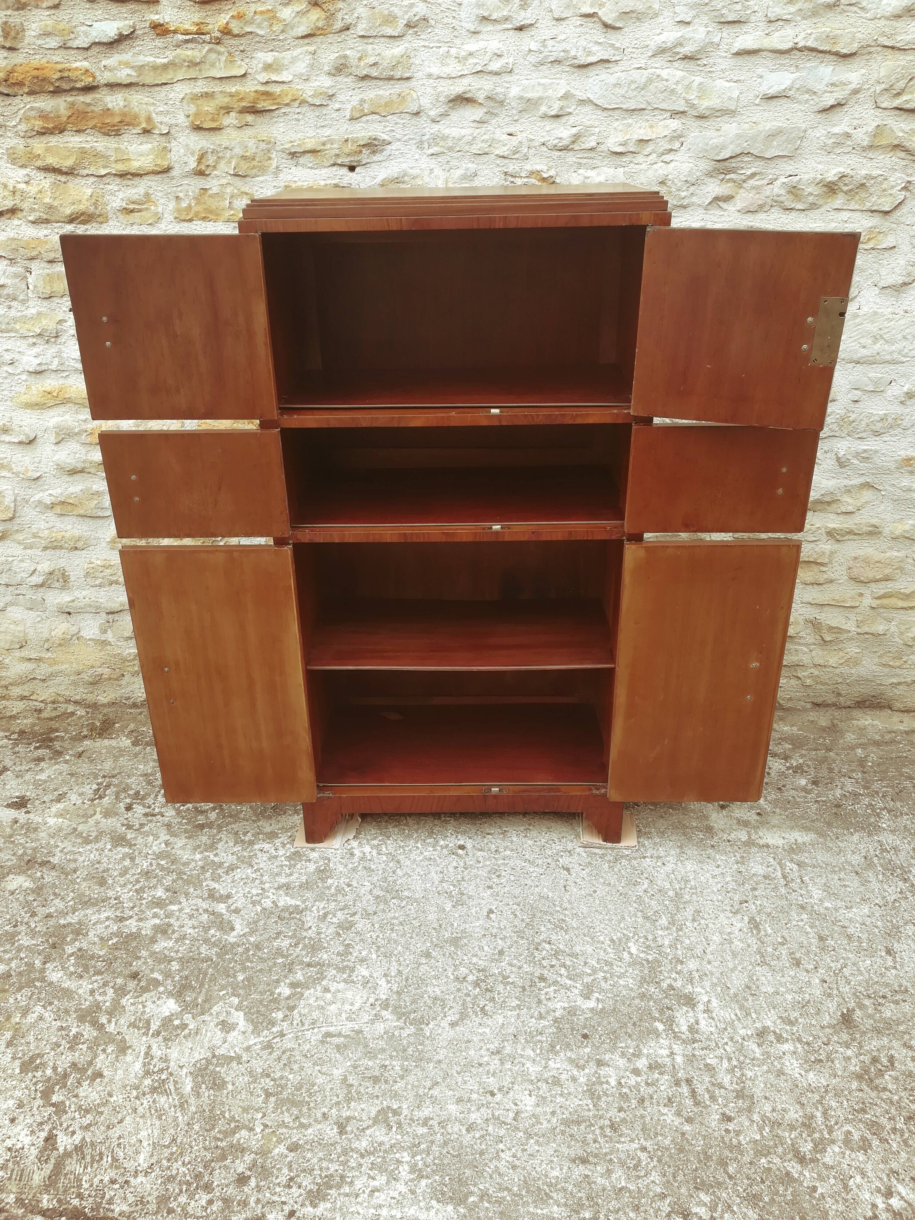 Art deco furniture with six doors